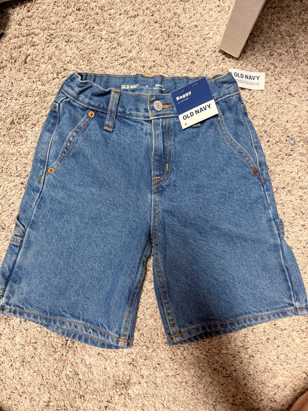 Old Navy Boys Baggy Denim Shorts